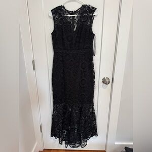 Shoshanna Black Lace black tie or formal Dress